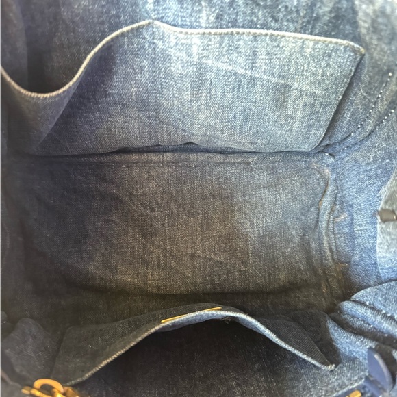 Prada Canapa DENIM Tote Bag Sz 11.5 L x 7.5 H AUTHENTIC,COA done - Picture 14 of 15